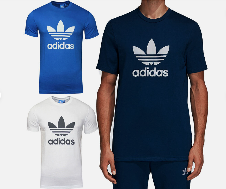 Adidas Originals ADI Trefoil Tee Mens Short Sleeve Summer T Shirt Training Top