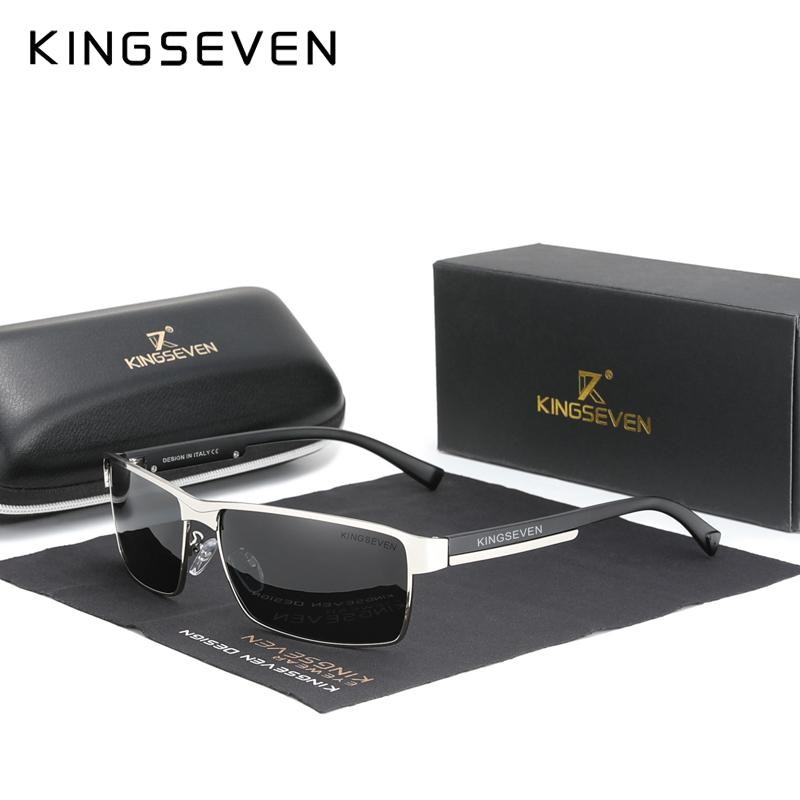 Kingseven NEW Polarized Sunglasses Men Women Driving Square Eyewear Men's Sun Glasses Male Goggle UV400 Sunglasses